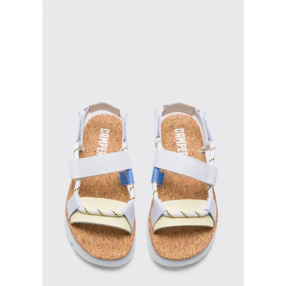 Camper Oruga Up Sandals Platform Size 41 Multicolored Women’s White Blue Yellow - Picture 1 of 8